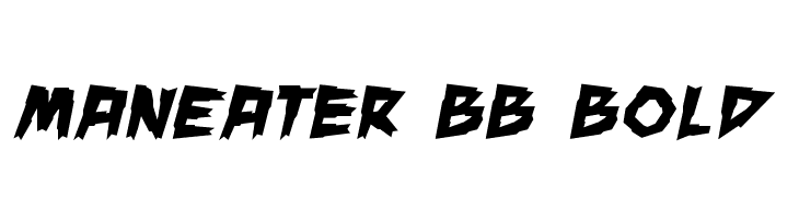 ManEater BB Bold Font