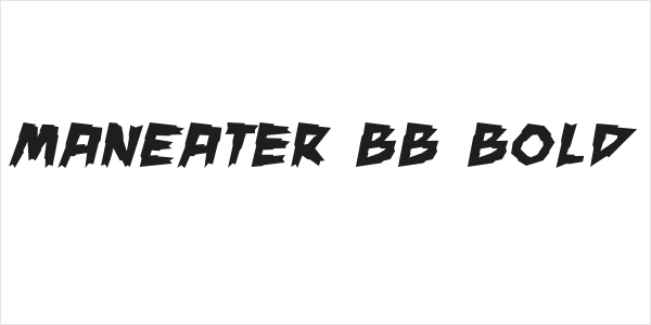 ManEater BB Bold Logo
