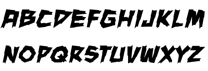 ManEater BB Bold Font LOWERCASE