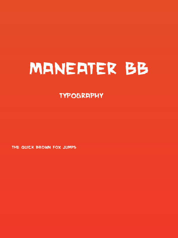 ManEater BB Poster