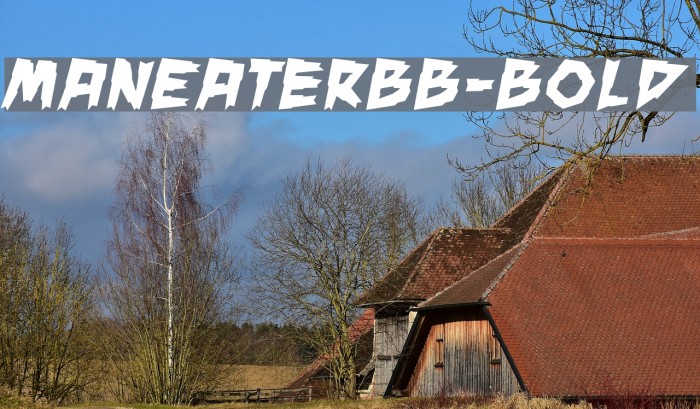 ManEaterBB-Bold Font examples