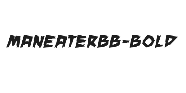 ManEaterBB-Bold Logo