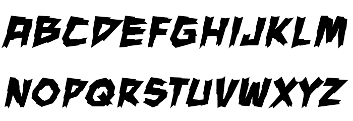 ManEaterBB-Bold Font LOWERCASE