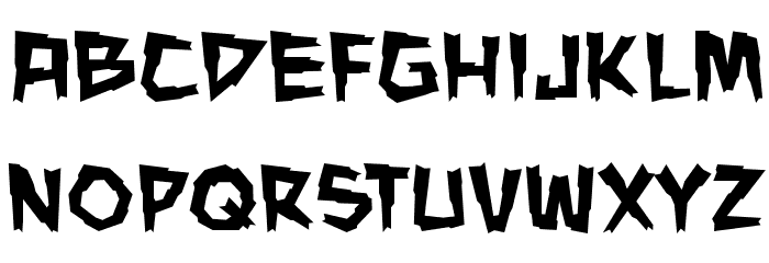 ManEaterBB Font LOWERCASE