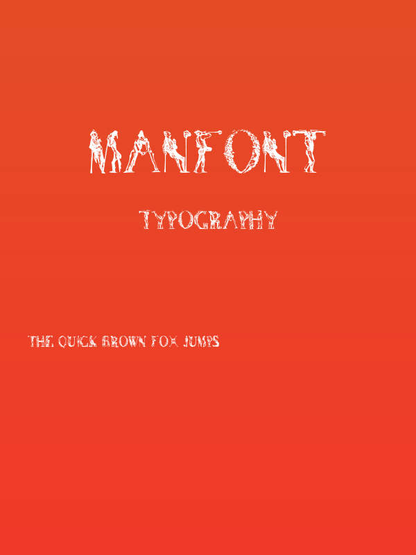 ManFont Poster