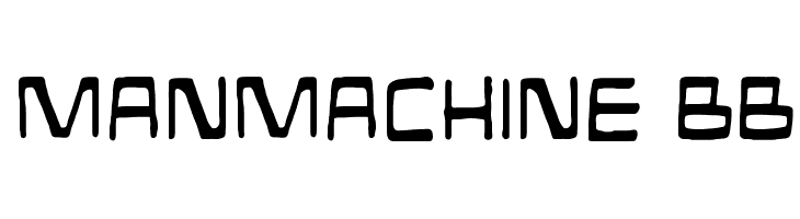 ManMachine BB  Fuentes Gratis Descargar