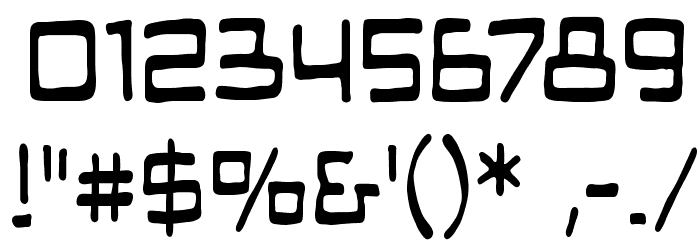 ManMachine BB Font OTHER CHARS