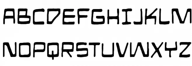 ManMachine BB Schriftart Groß