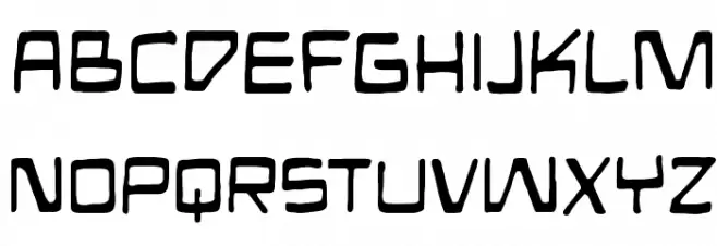 ManMachine BB Font LOWERCASE