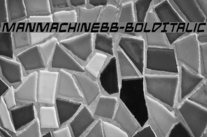 ManMachineBB-BoldItalic Example 1