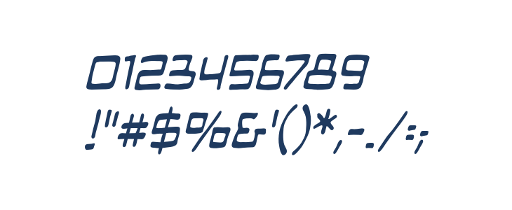 ManMachineBB-Italic Other Characters