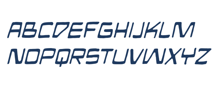 ManMachineBB-Italic Lowercase