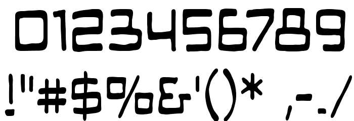 ManMachineBB Font OTHER CHARS
