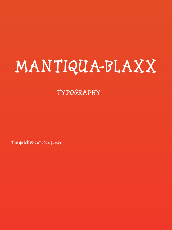 ManTiqua-BlaXX Poster