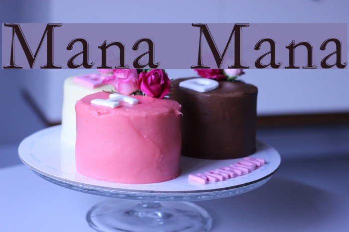 Mana Mana Font examples