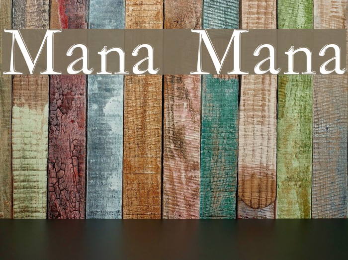 Mana Mana Font examples
