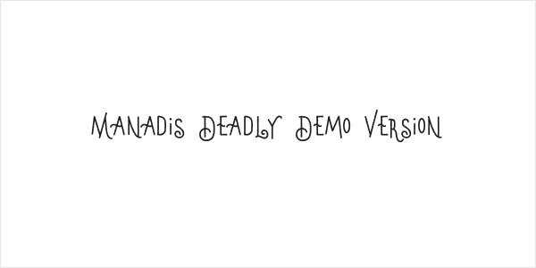 Manadis Deadly Demo Version Logo