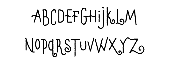 Manadis Deadly Demo Version Font LOWERCASE