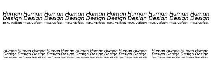 Manado Trial Font OTHER CHARS