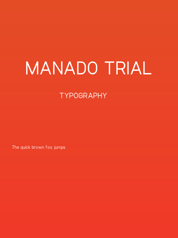 Manado Trial Poster