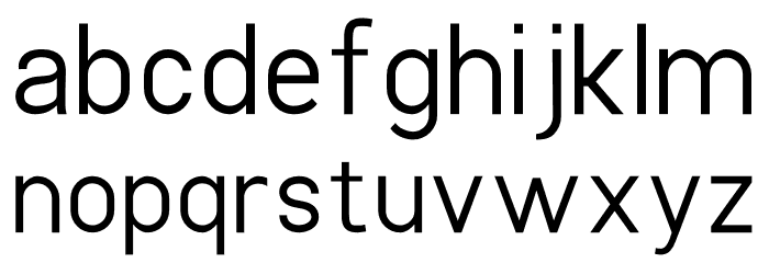 Manado Trial Font LOWERCASE