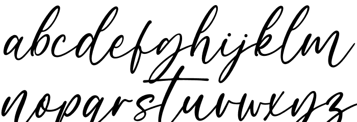 Manady Font LOWERCASE