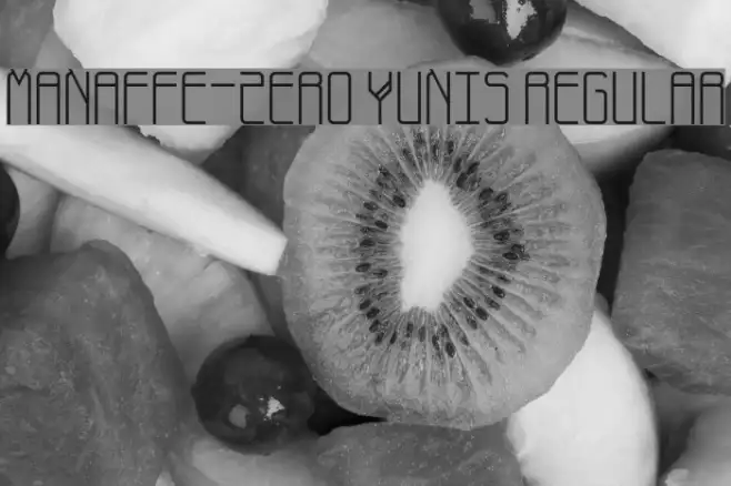 Manaffe-Zero Yunis Regular Example 1