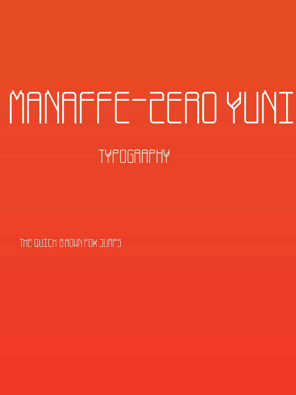 Manaffe-Zero Yunis Regular Poster
