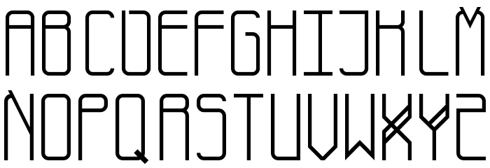 Manaffe-Zero Yunis Regular Font LOWERCASE