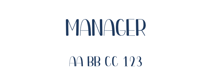 Manager Font Preview