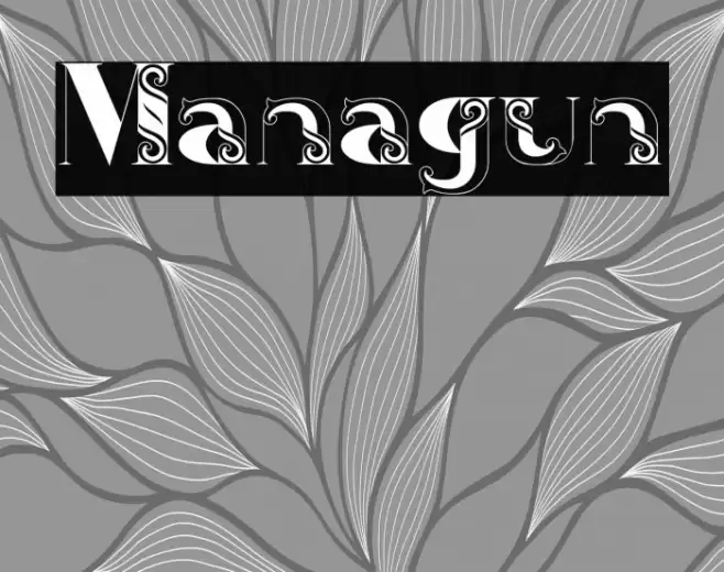 Managun Font examples