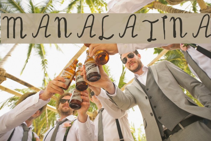 Manalatina Font examples