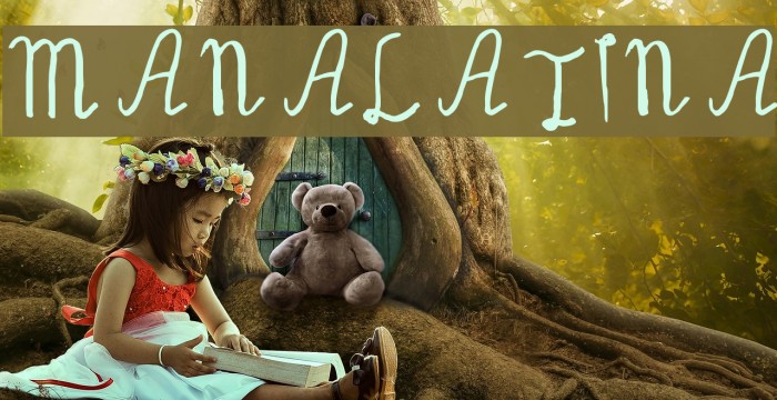 Manalatina Font examples