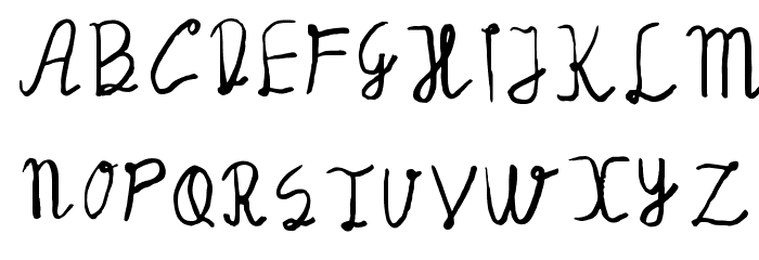 Manalatina Font LOWERCASE