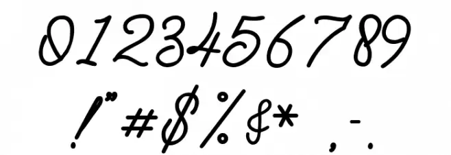 Manallagi Font OTHER CHARS