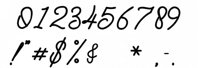 Manallagi Font OTHER CHARS