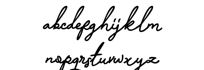 Manallagi Font LOWERCASE