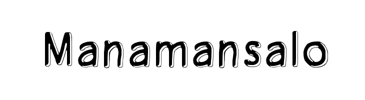 Manamansalo Font