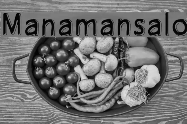 Manamansalo Font examples