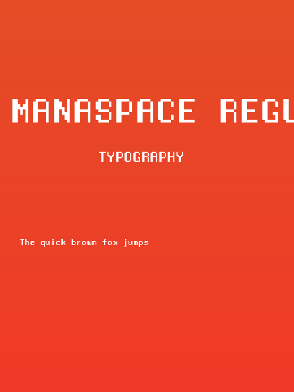 Manaspace Regular Poster