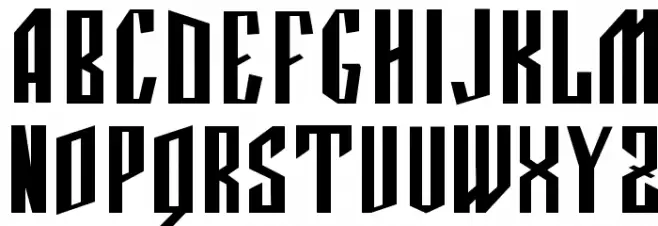 Manastirka punjeno Шрифта ВЕРХНИЙ