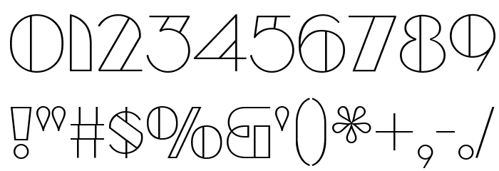 ManbowClear-Regular Font OTHER CHARS