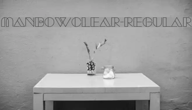 ManbowClear-Regular Example 2
