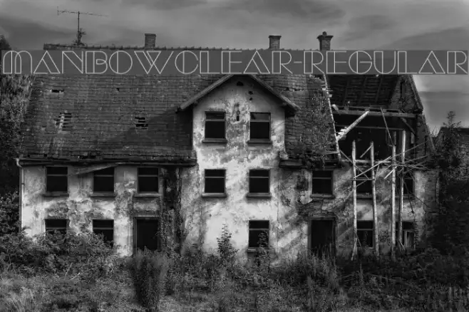 ManbowClear-Regular Example 3