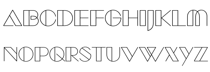 ManbowClear-Regular Font LOWERCASE