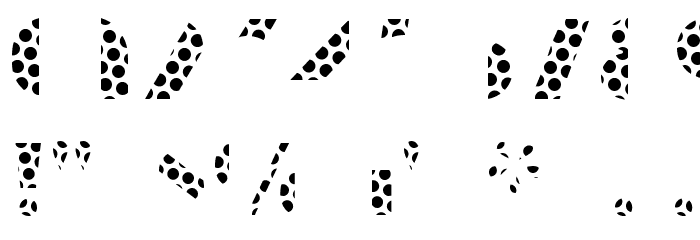 ManbowDots-Regular Font OTHER CHARS