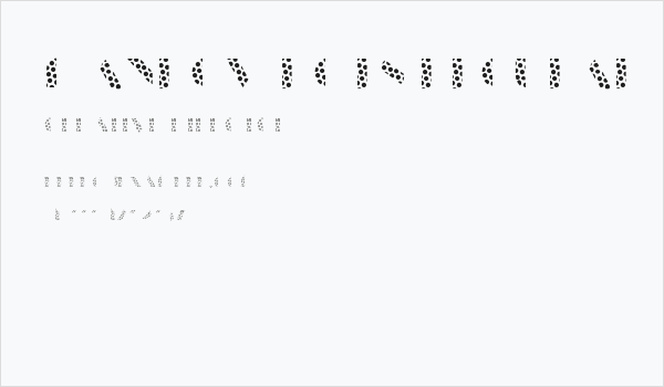 ManbowDots-Regular Business Card