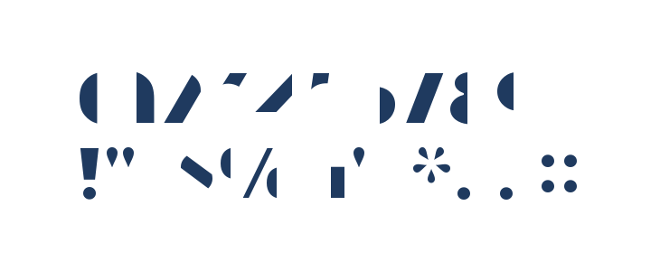 ManbowFill-Regular Other Characters