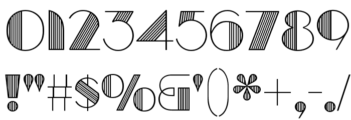 ManbowLines-Regular Font OTHER CHARS