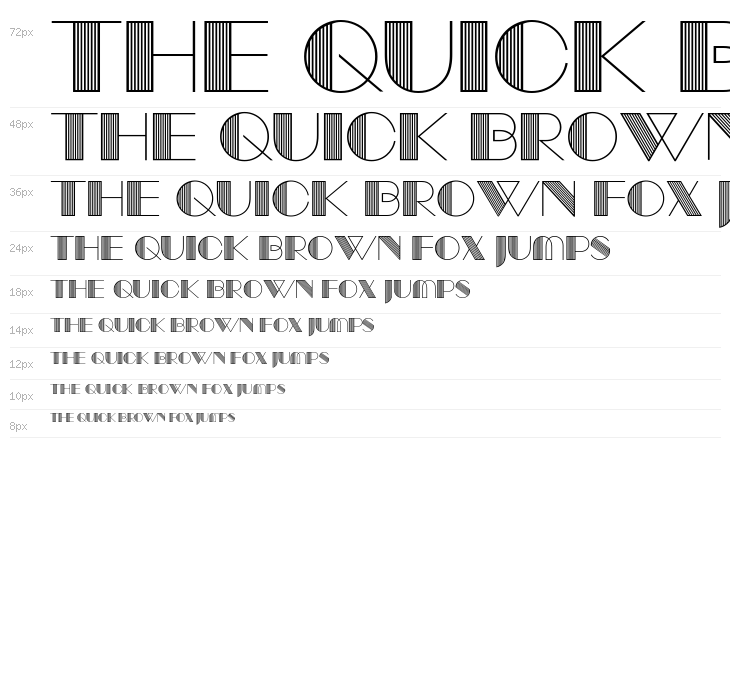 ManbowLines-Regular Waterfall